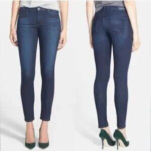 AG ADRIANA GOLDSCHMEID THE JEGGING SUPER SKINNY FIT EUC
